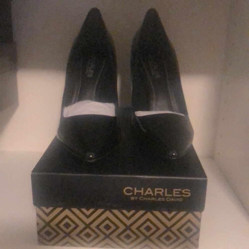 Black Patent heels. New